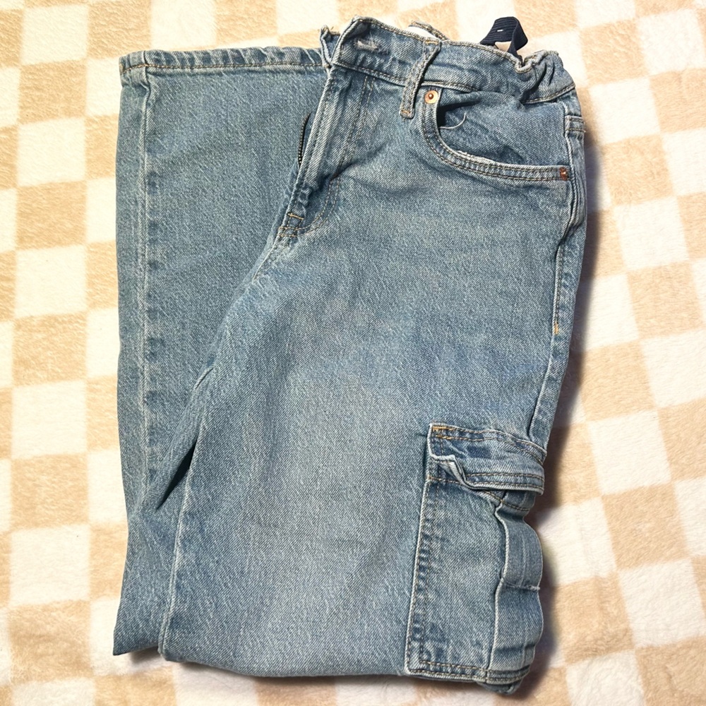 Levi's Kids Blue Cargo Jeans - Picture 5 of 6